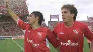 Lucas Pusineri y Sergio Agüero fueron compañeros en Independiente.