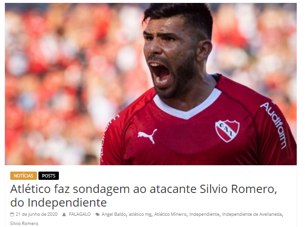 Furor en Brasil por la posible llegada de Silvio Romero al Mineiro