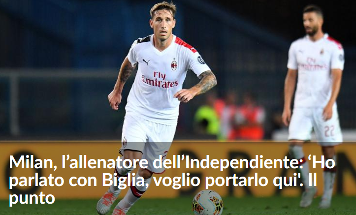 "Addio Biglia", así reaccionaron los portales italianos ante la frase de Pusineri