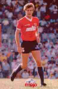 Claudio Marangoni, vistiendo la camiseta de Independiente.