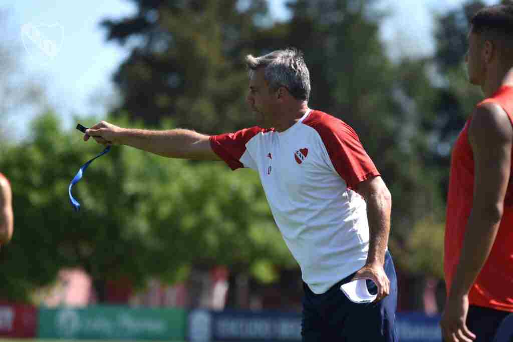 Lucas Pusineri trabaja en el nuevo Independiente