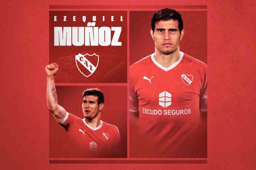 Ezequiel Muñoz fue presentado en Independiente