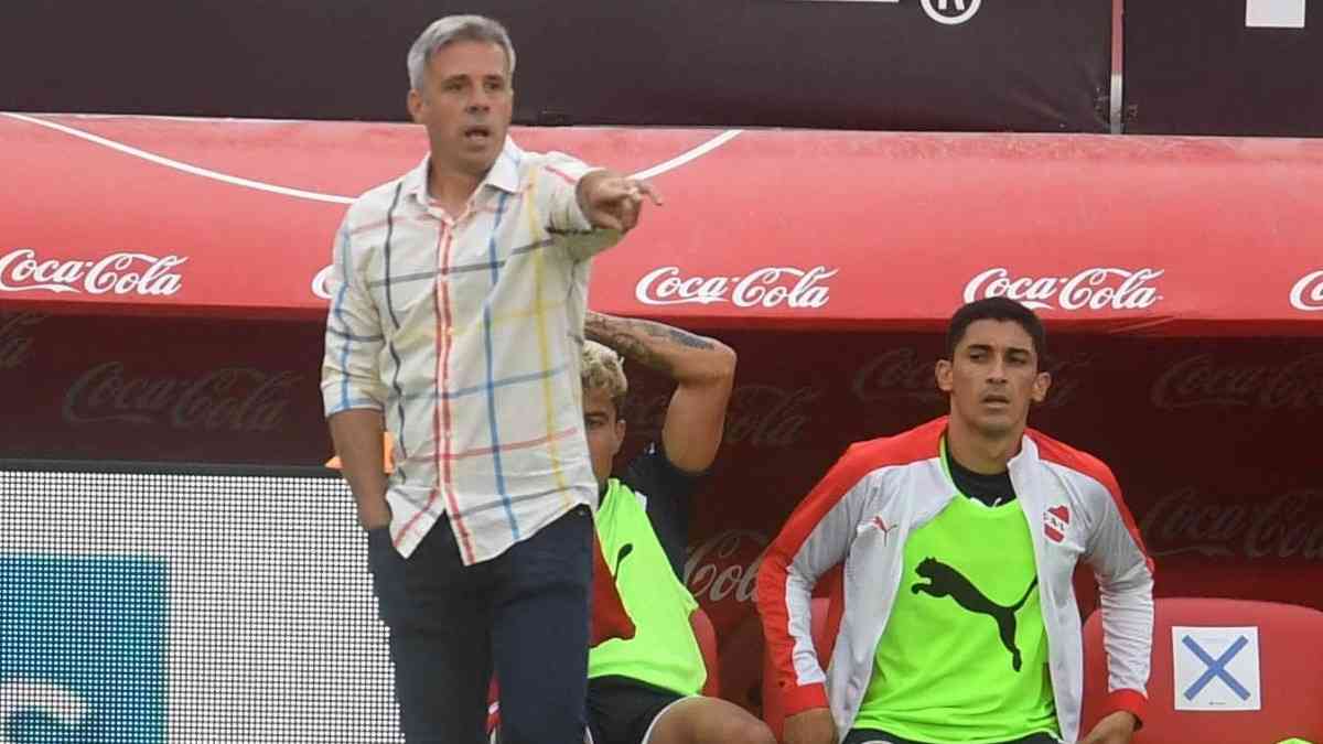 Lucas Pusineri, ante un partido clave en Independiente