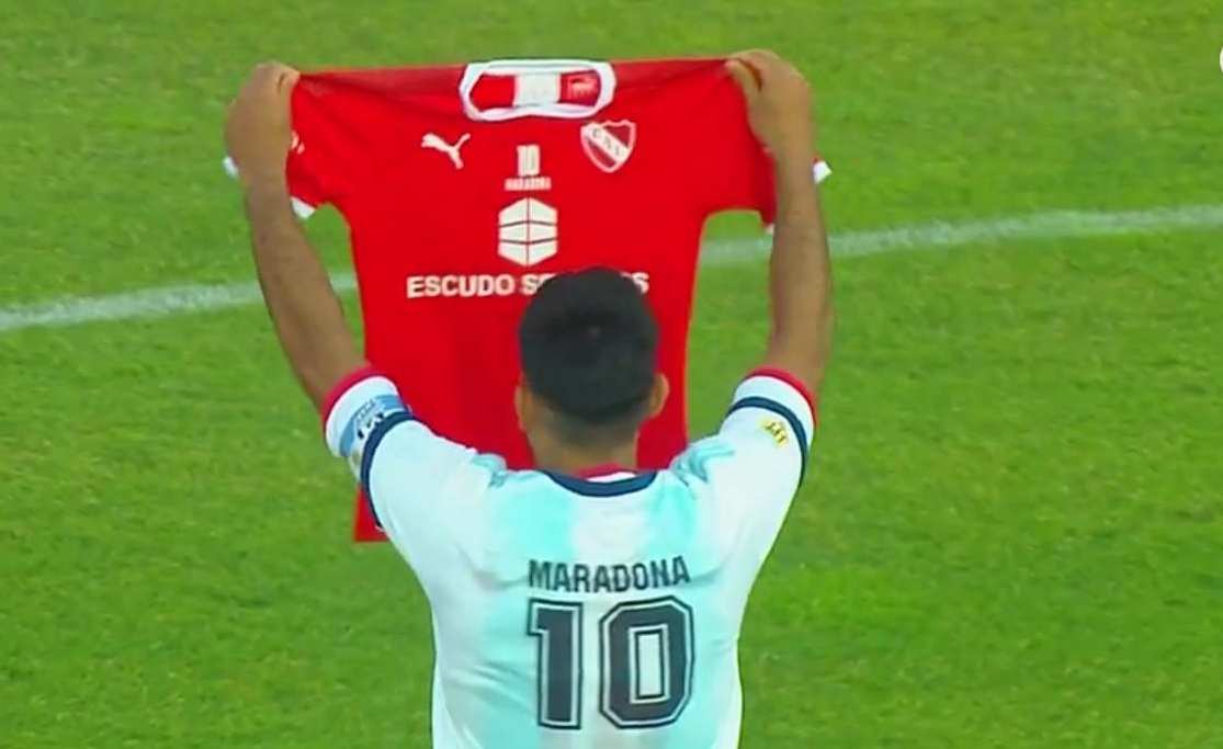 El emotivo homenaje de Independiente para Maradona