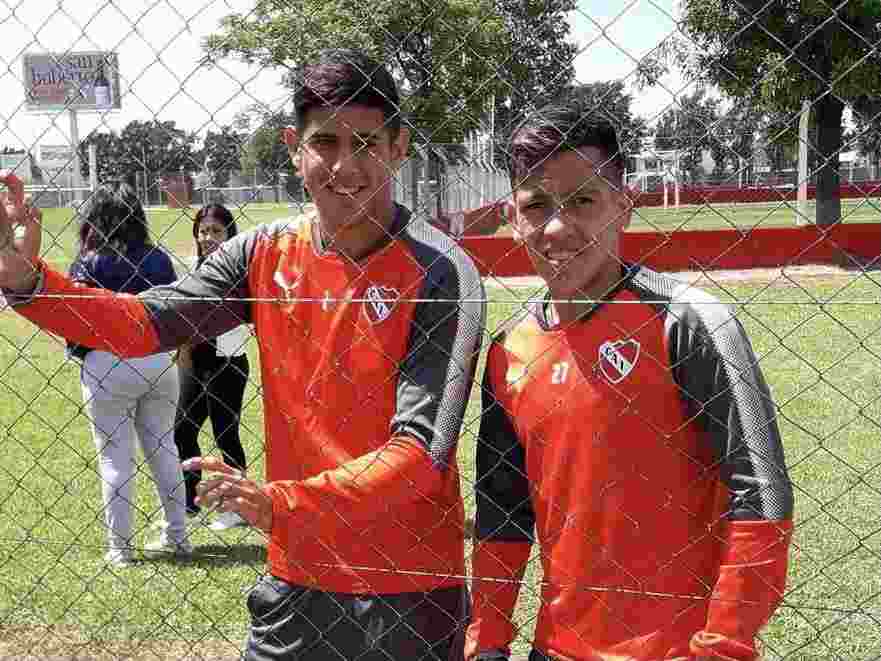 Esequiel Barco y Alan Franco, dos campeones con la camiseta de Independiente