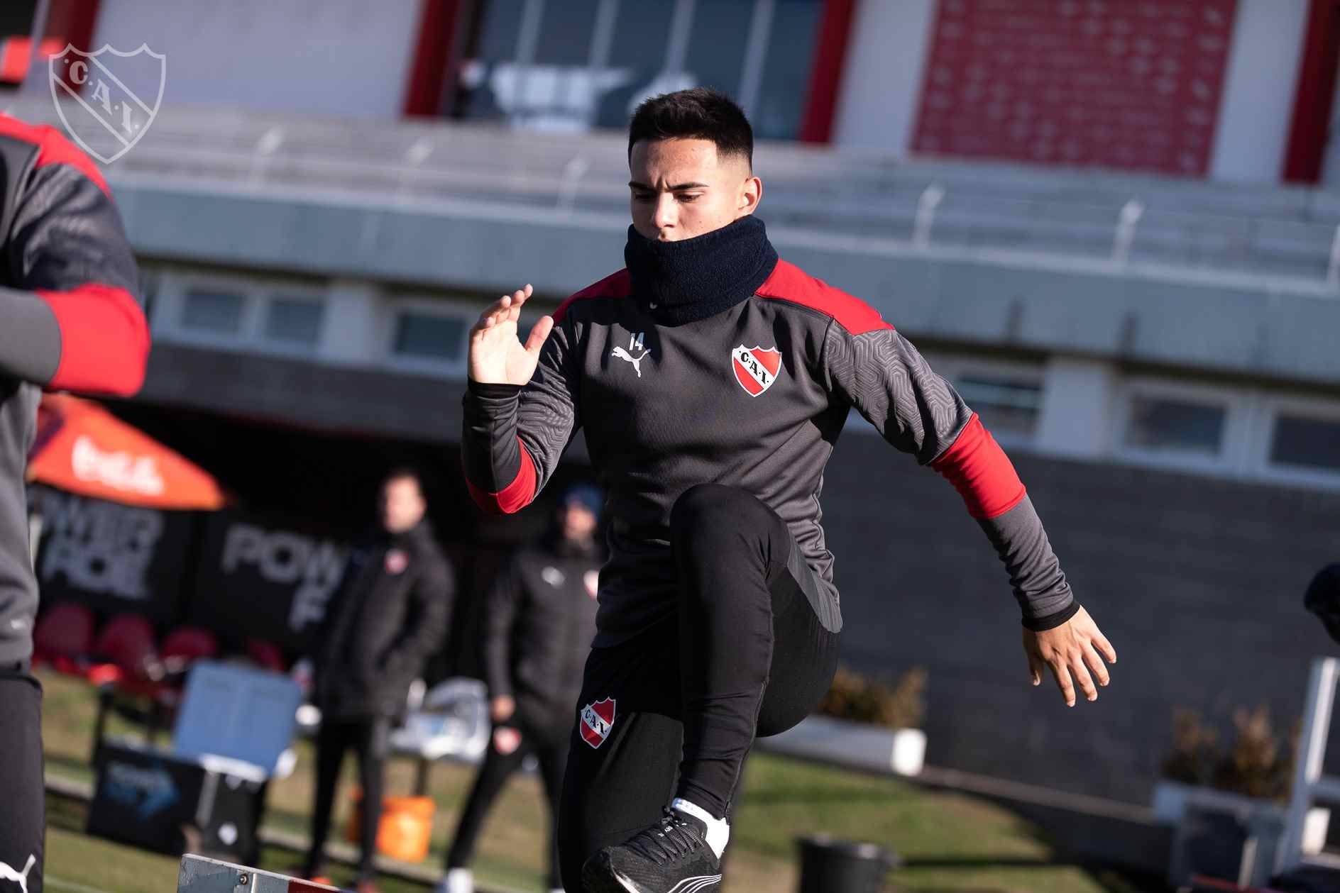 Lucas González se prepara en Villa Domínico para afrontar una nueva temporada.