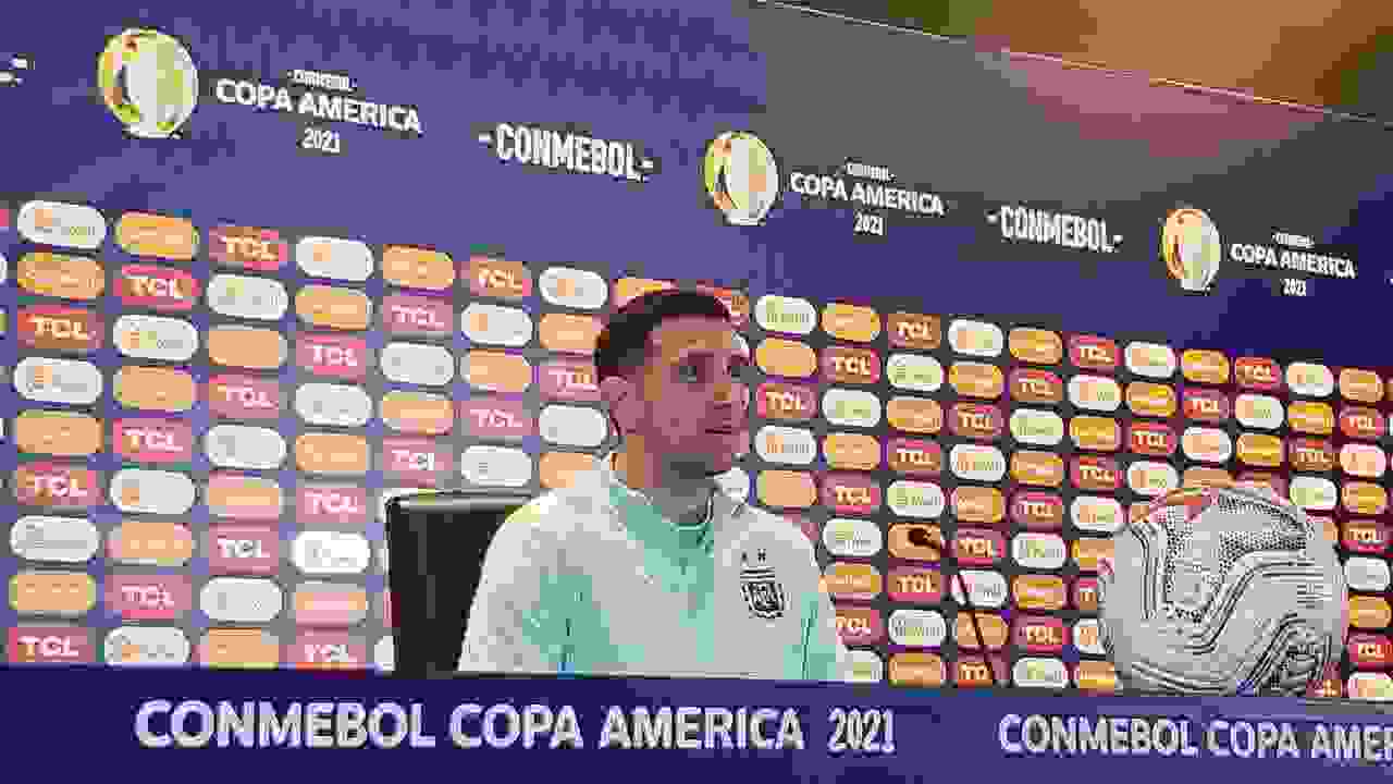Dibu Martínez, el arquero de la selección argentina, habló en la previa de la final 