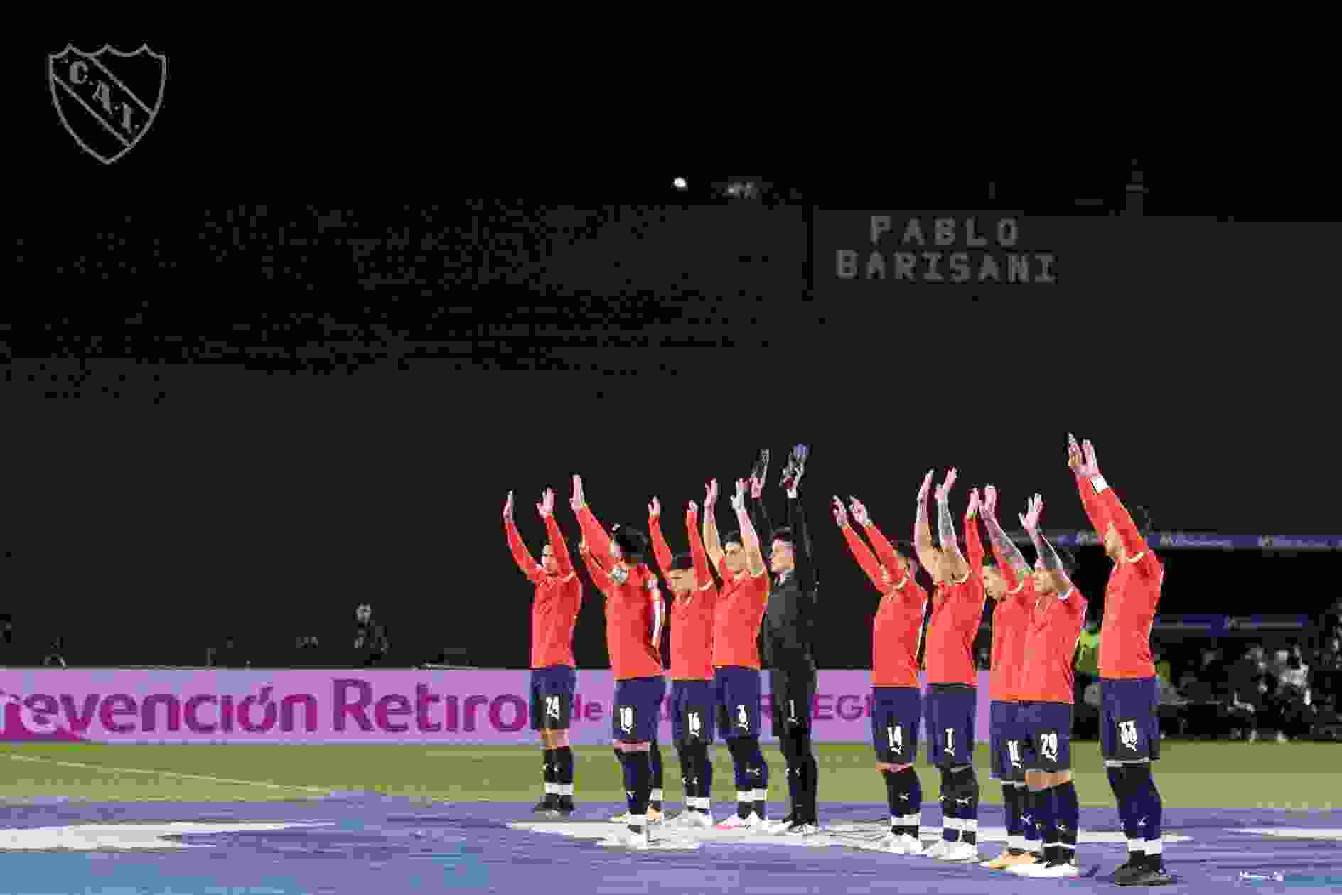 El plantel de Independiente está listo para jugar un nuevo partido de la Copa Argentina.