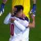 Brillante jugada de Velasco para el gol del Chino Romero