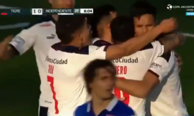 El Chino Romero empató el partido en San Nicolás