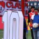 Emoción: la familia Maradona ya trabaja en Independiente