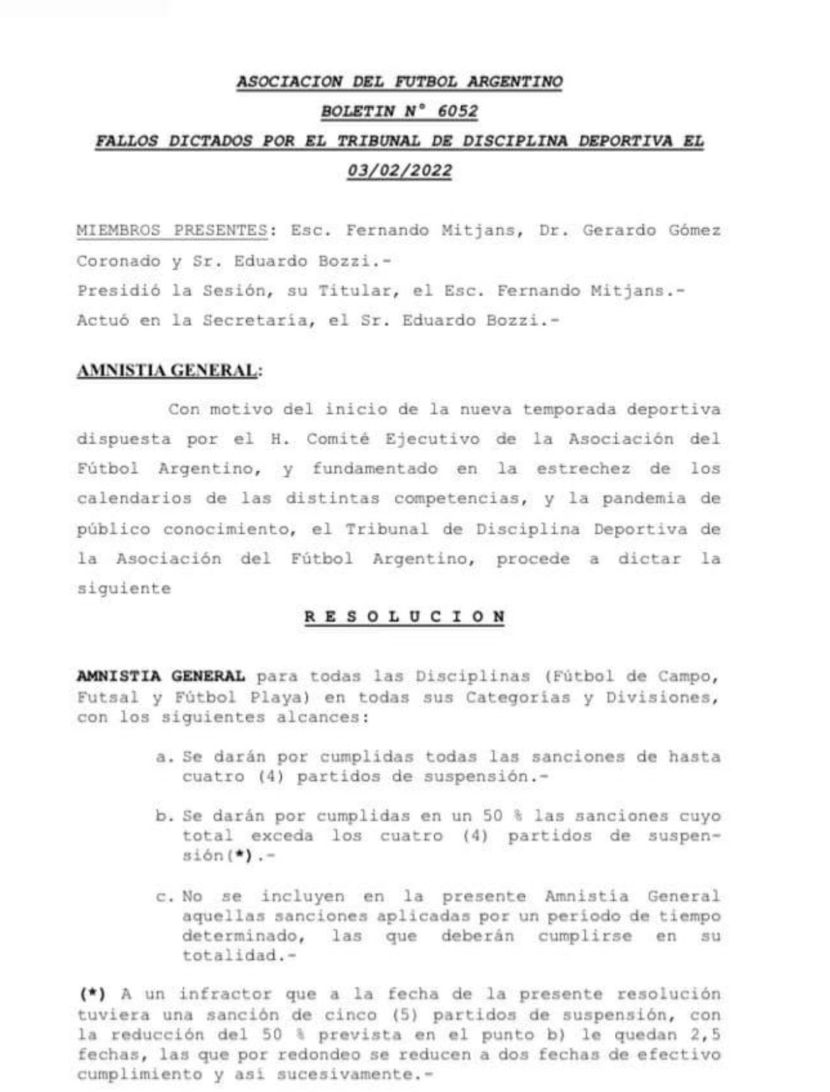 La resolución de AFA que habilita a Insaurralde a jugar con Independiente