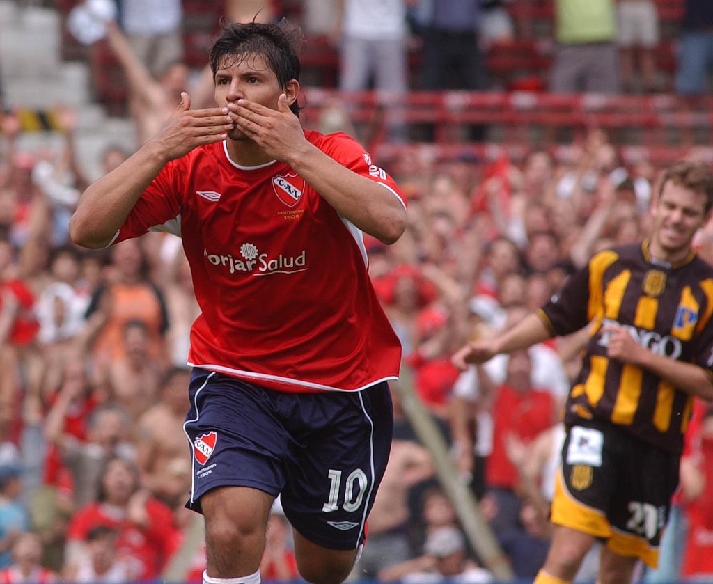 El Kun Agüero se formó en Independiente y luego se coronó en Europa como un jugador de elite.