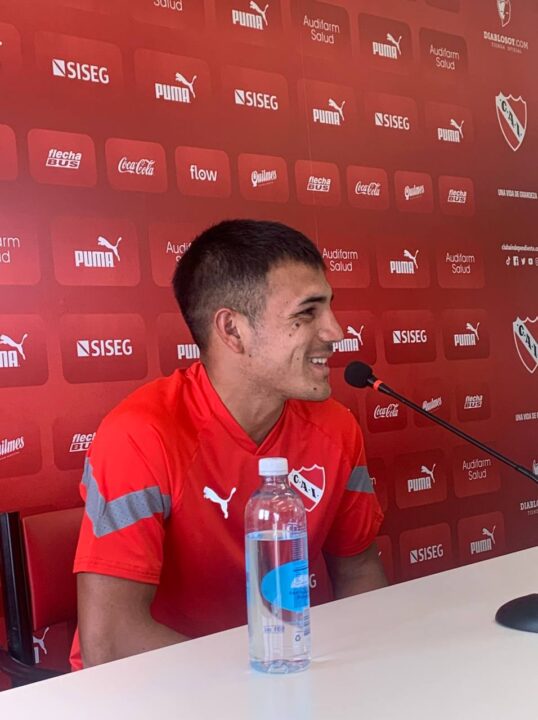 Nicolás Vallejo, juvenil de Independiente, jugará para la Selección Argentina.