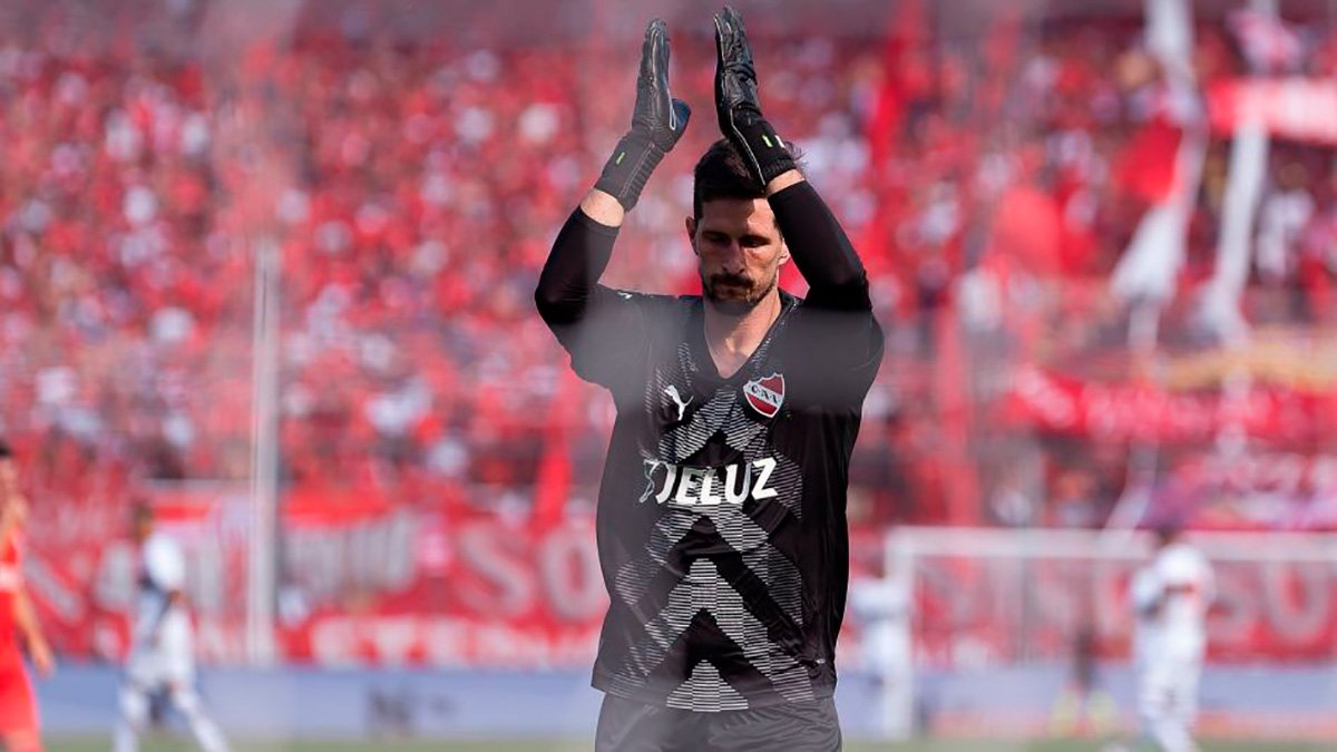 Rodrigo Rey fue el capitán de Independiente.