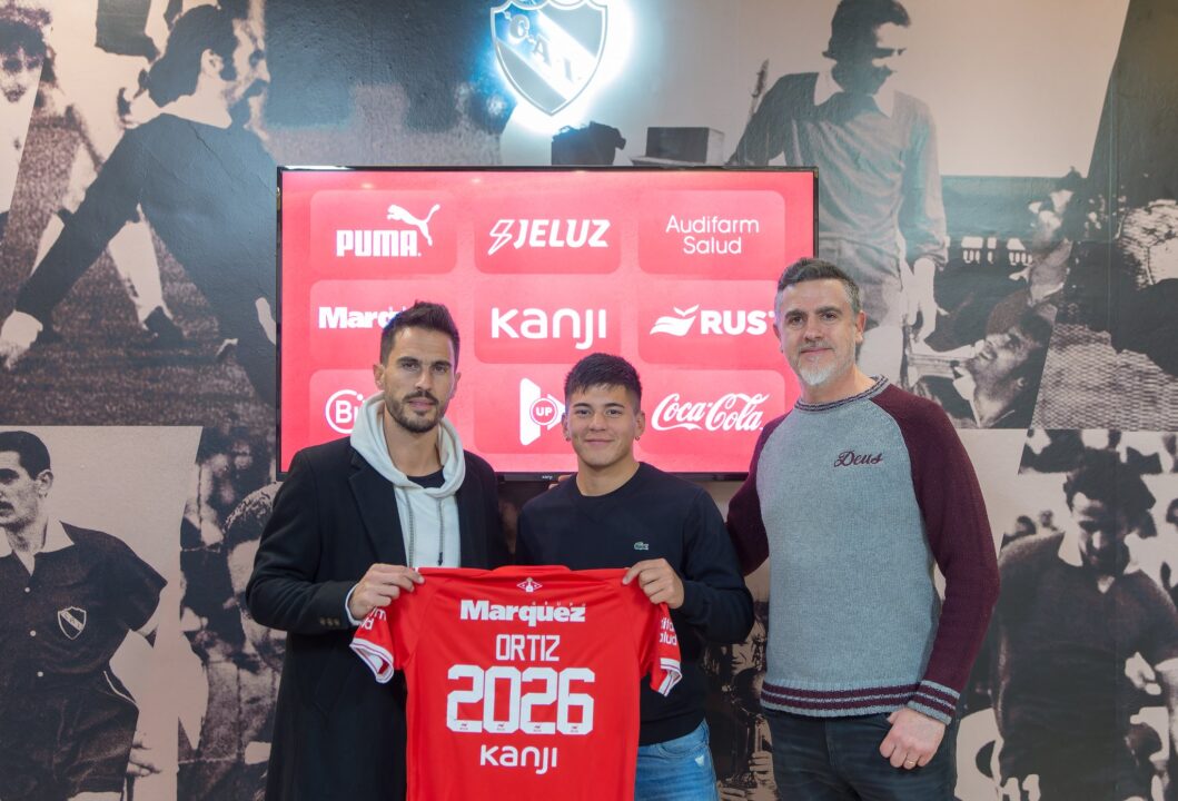 Sergio Ortíz renovó hace poco su contrato con Independiente.