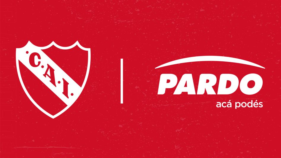 Independiente hizo oficial a su nuevo sponsor: Pardo estará en la parte trasera de la camiseta.