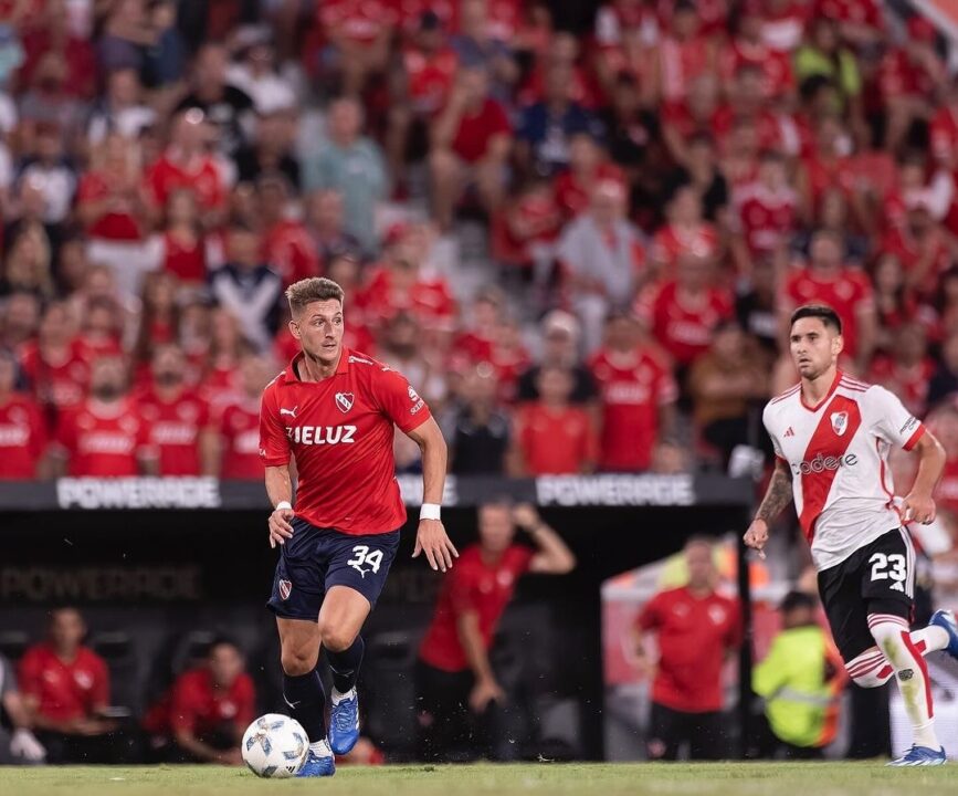 Matías Giménez fue titular en los últimos dos partidos de Independiente.