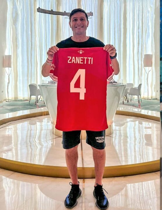 Javier Zanetti es reconocido hincha de Independiente.