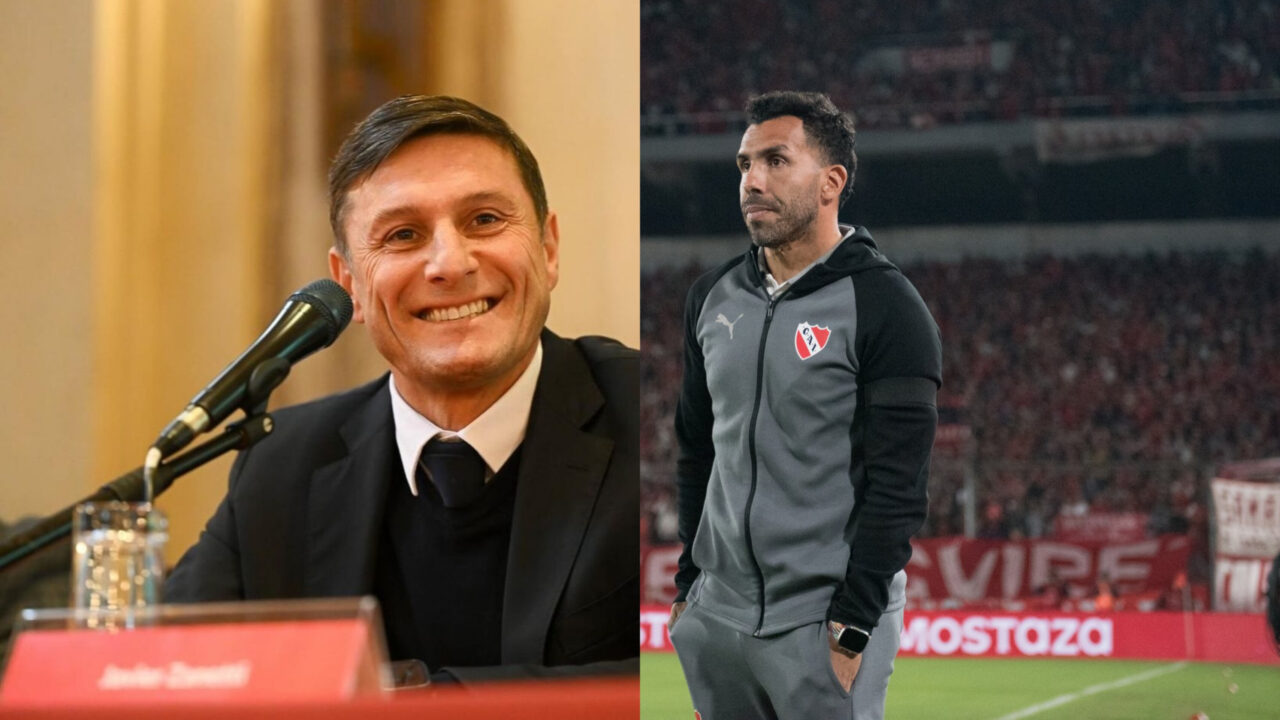 Javier Zanetti salió a defender a Carlos Tevez