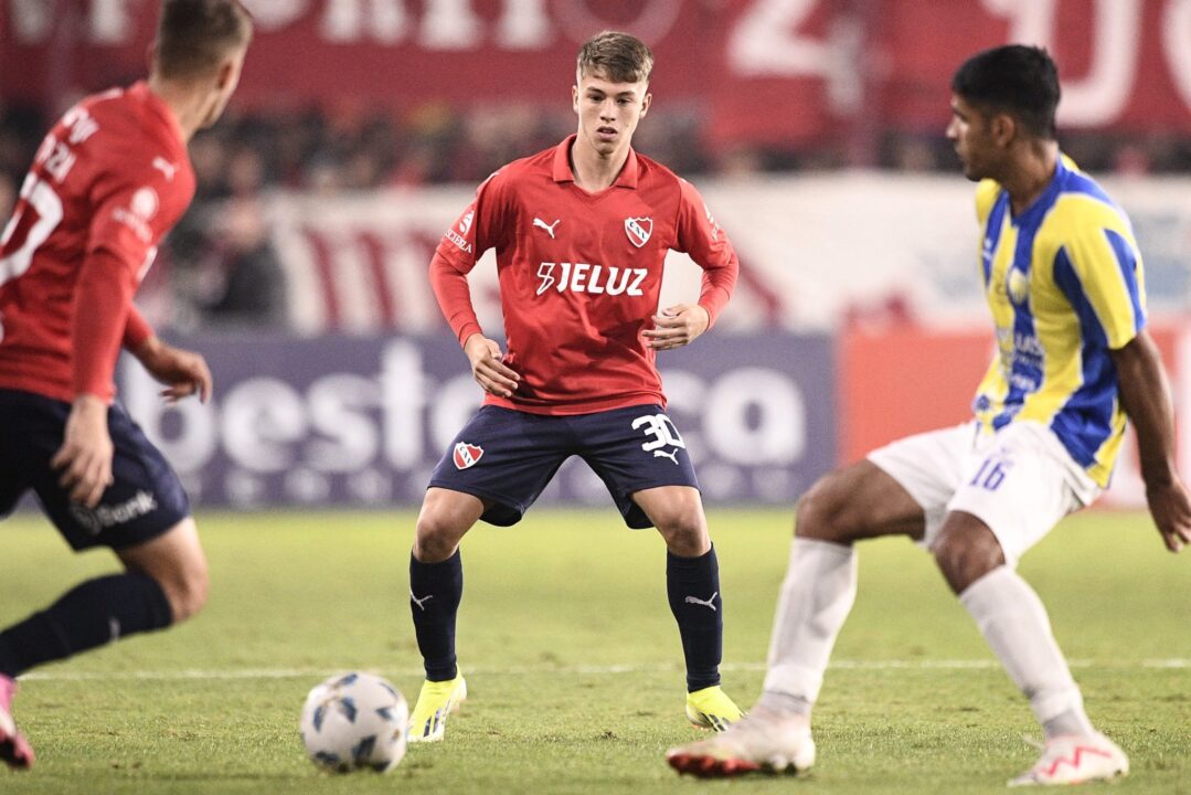 Tomás Parmo ya hizo su debut en la Primera de Independiente.