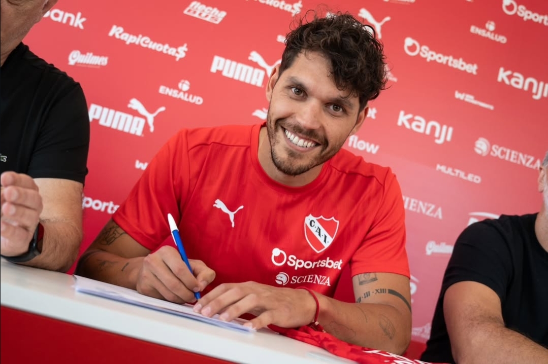 Nicolás Freire se está recuperando y quiere tener su debut con la camiseta de Independiente.