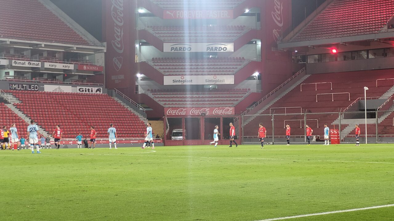 El senior de Independiente disputó el clásico de Avellaneda.