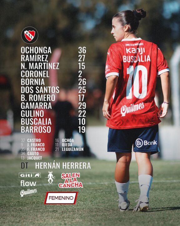 Así formaron las Diablas en Córdoba.