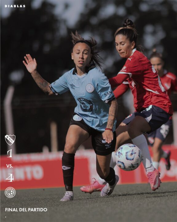Las Diablas cayeron ante Belgrano en casa.