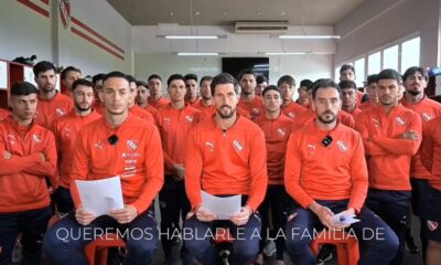 El plantel de Independiente emitió un duro y claro comunicado