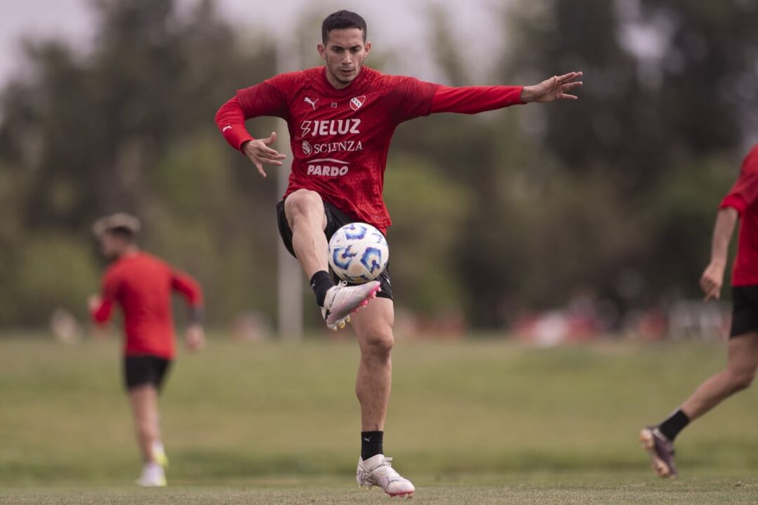 Marcone está en duda para el siguiente partido de Independiente.