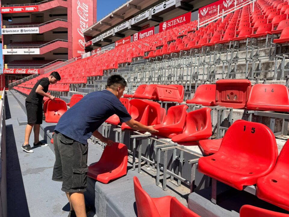 Independiente cambiará las butacas de su estadio.