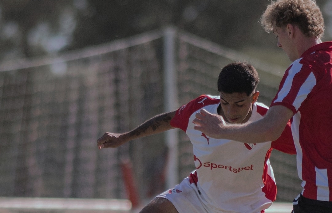 Gran esfuerzo de los pibes de Independiente.