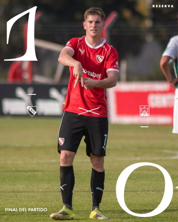 Buen triunfo de los pibes de Independiente.