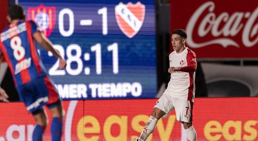 ¿Santiago Montiel se puede perder el próximo partido de Independiente?